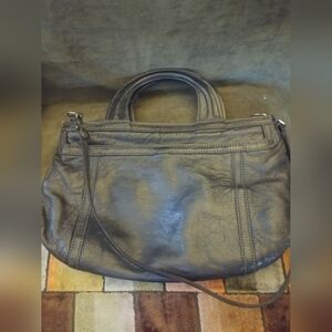 Elegant Black Leather Tote Bag Buti Premio Oscar